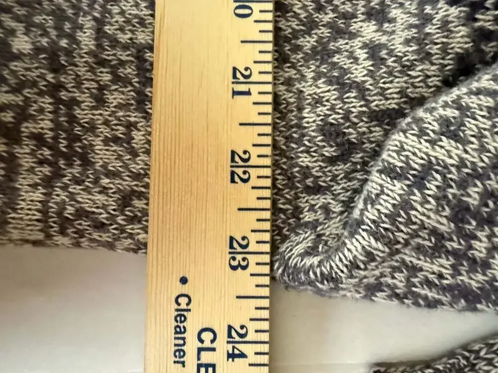 American Outpost Men's XL Ramie Cotton Blend Marled Fair Isle Pullover Sweater